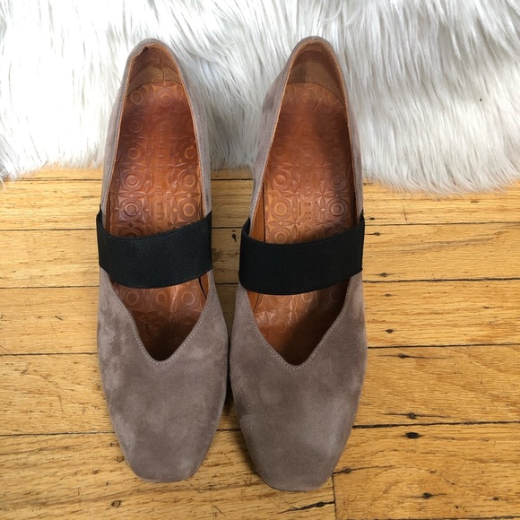 Chie Mihara Seiko Suede Mary Jane Heels 37.5 - Picture 6 of 16